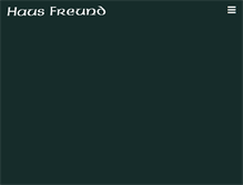 Tablet Screenshot of haus-freund.at